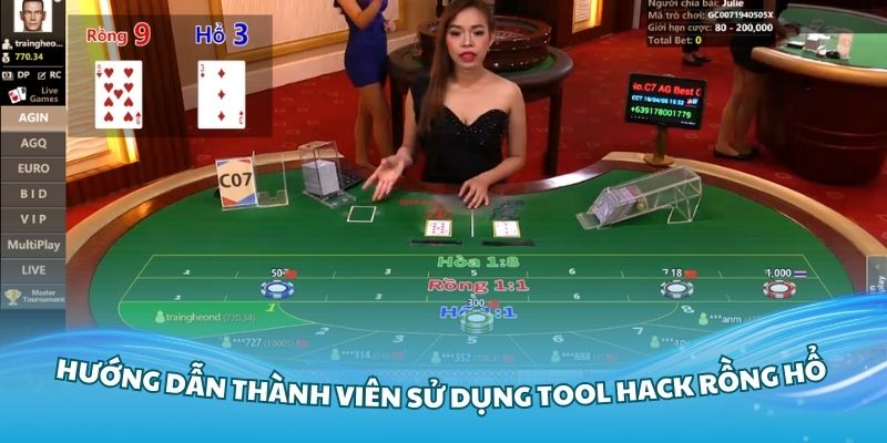 Hướng dẫn thành viên sử dụng Tool hack Rồng Hổ